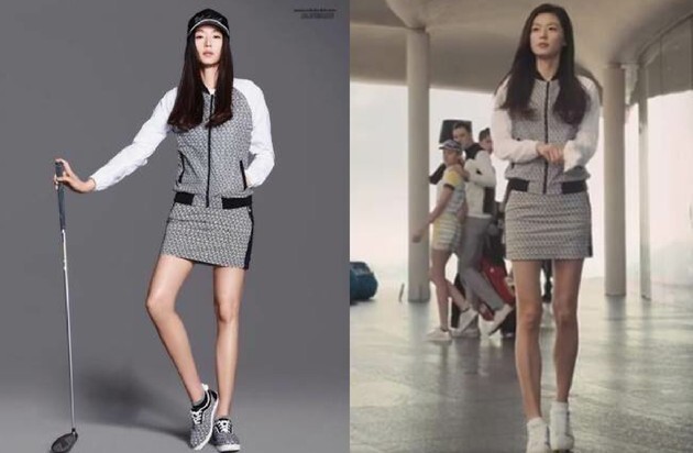 近日全智贤替代言的服装品牌拍摄新广告 近日全智贤替代言的服装品牌拍摄新广告
