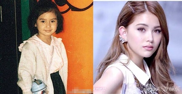 网上曝光了一组Angelababy小学时的旧照 网上曝光了一组Angelababy小学时的旧照