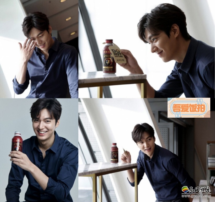 李敏镐拍摄电视广告时的现场花絮照