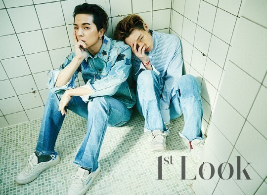 时尚杂志日前公开了宋旻浩iKON Bobby合体拍摄的最新画报