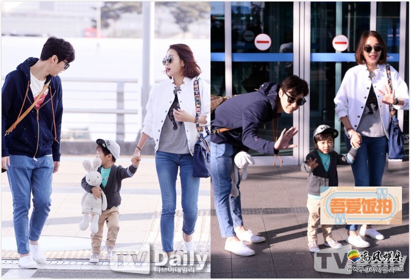 高志溶带著妻子许洋林、儿子高升材前往泰国普吉岛旅游