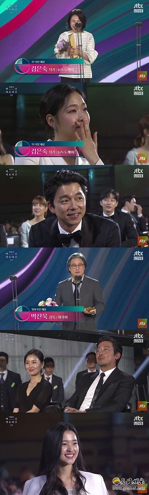 第53届百想艺术大赏颁奖礼昨晚在首尔举行 第53届百想艺术大赏颁奖礼昨晚在首尔举行