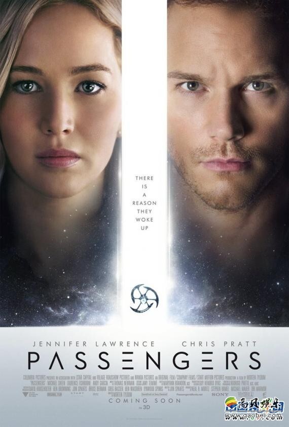 《太空旅客》今日全球同步首发国际版海报