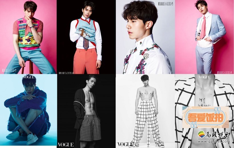 李栋旭的两次画报风格都可以说是气质爆发