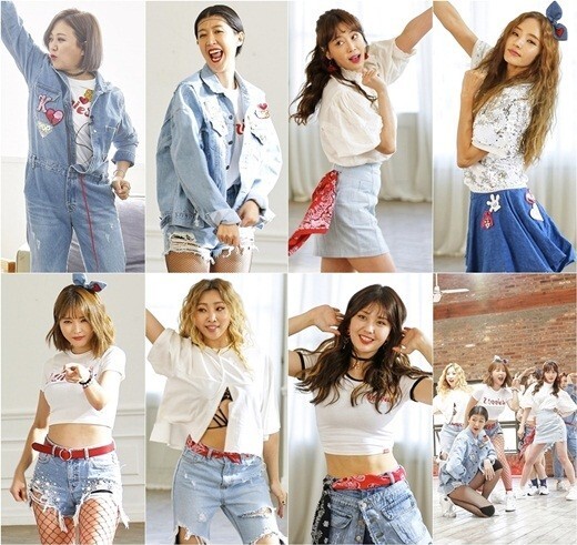 《姐姐们的Slam Dunk2》公开了UNNIES的最终舞台造型