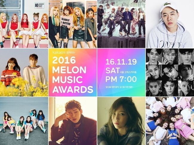 2016 Melon Music Awards TOP10名单出炉