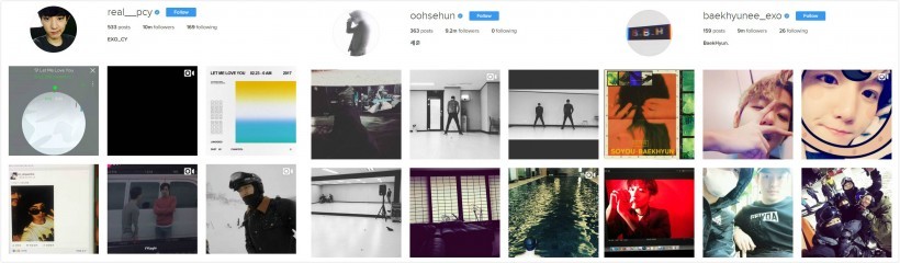 EXO成员灿烈日前其Instagram的关注人数突破千万