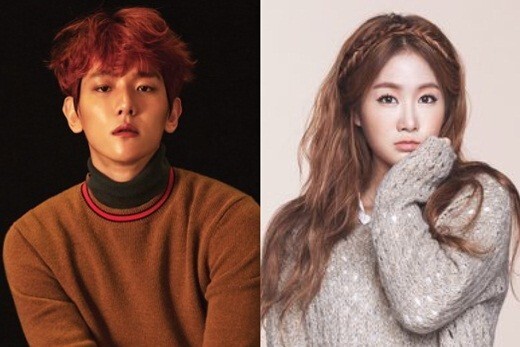 SISTAR成员昭宥和EXO成员伯贤将展开特别合作