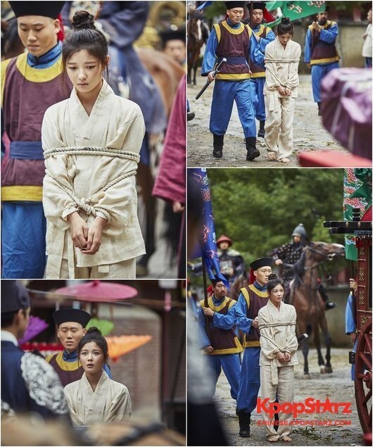 《云画的月光》剧中女主角金裕贞展现十分敬业的姿态 《云画的月光》剧中女主角金裕贞展现十分敬业的姿态