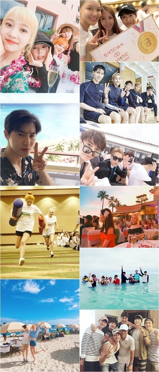 SM公开夏威夷举办的员工旅游现场花絮照