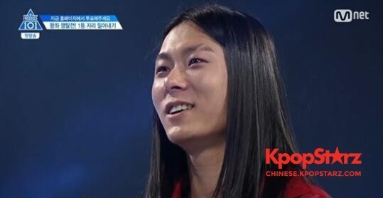 《Produce101》节目中张文福坐上了第一的位置 《Produce101》节目中张文福坐上了第一的位置