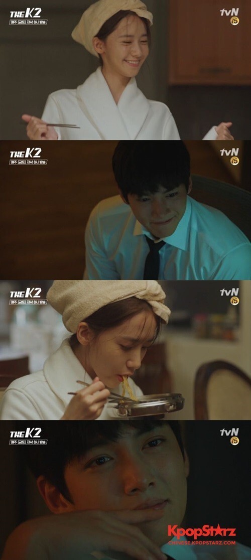 《The K2》允儿手舞足蹈吃拉面变身"兴允儿"
