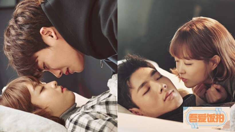 《大力女子都奉顺》日前公开了两两亲吻前一秒的心空剧照