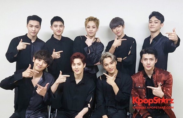 组合EXO在中国音悦台V榜颁奖典礼中夺得了六连冠 组合EXO在中国音悦台V榜颁奖典礼中夺得了六连冠