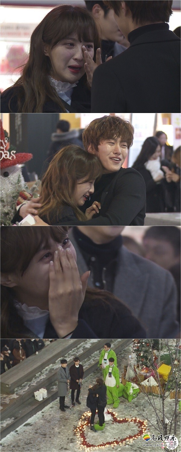 《我们结婚了》方面发布了一组“糖果夫妇”孔明与郑慧星的预告照