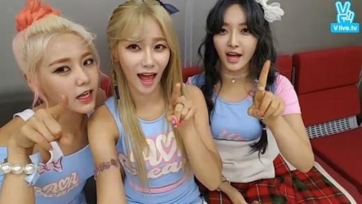 女团AOA小分队AOA Cream做客直播软件Vapp 女团AOA小分队AOA Cream做客直播软件Vapp