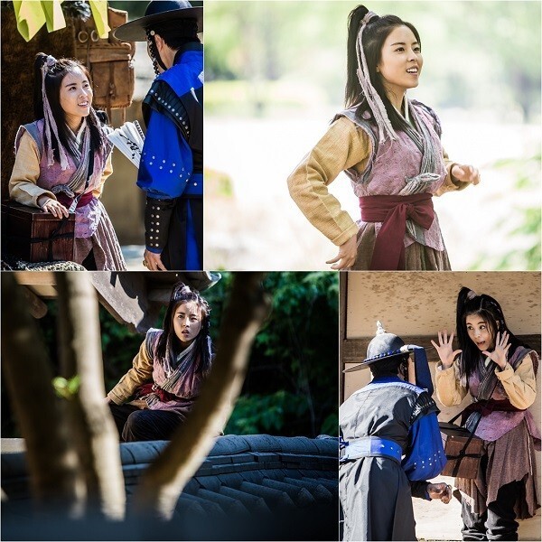 《魔女宝鉴》剧组发布演员都熙的剧照 首场出场就要翻墙 《魔女宝鉴》剧组发布演员都熙的剧照 首场出场就要翻墙