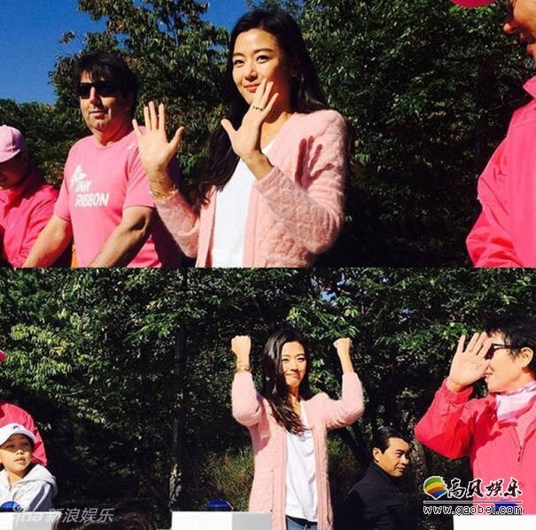 全智贤现身举行的“粉红丝带爱心马拉松 全智贤现身举行的“粉红丝带爱心马拉松