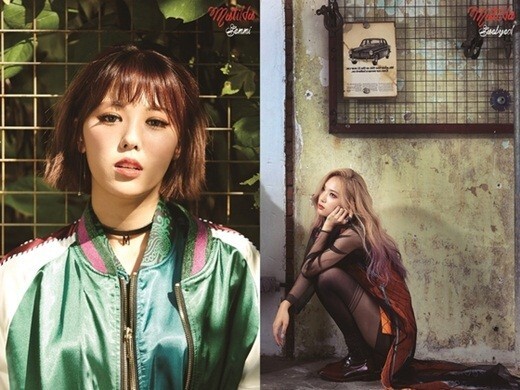 女子组合MATILDA成员世美和新星的回归预告照公开