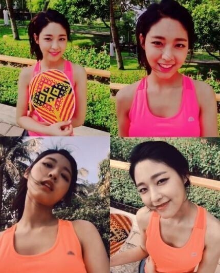 AOA雪炫公开了富有健康美的视频影像