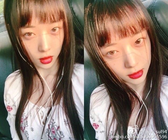艺人雪莉微博分享近况 呆萌刘海艳丽口红引发网友关注 艺人雪莉微博分享近况 呆萌刘海艳丽口红引发网友关注