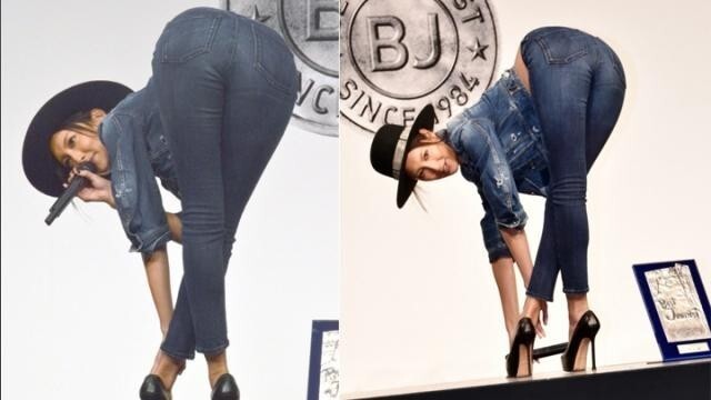 菜菜绪露脐装出席颁奖礼 那臀撅臀令人喷鼻血？