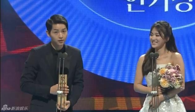 “百想艺术大赏”宋仲基宋慧乔败北 双双成陪跑户了