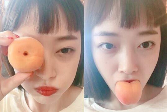 雪莉公开名为"桃子少女"的自拍照 吸引了大家的关注 雪莉公开名为"桃子少女"的自拍照 吸引了大家的关注