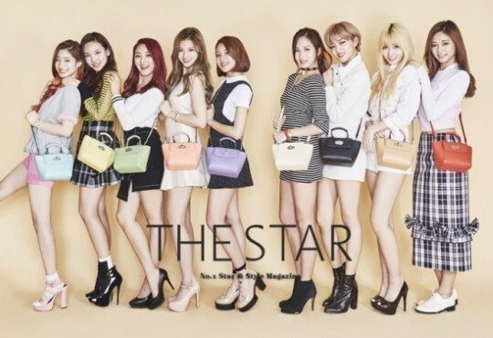 TWICE的广告代言费市场走势为半年2亿韩元