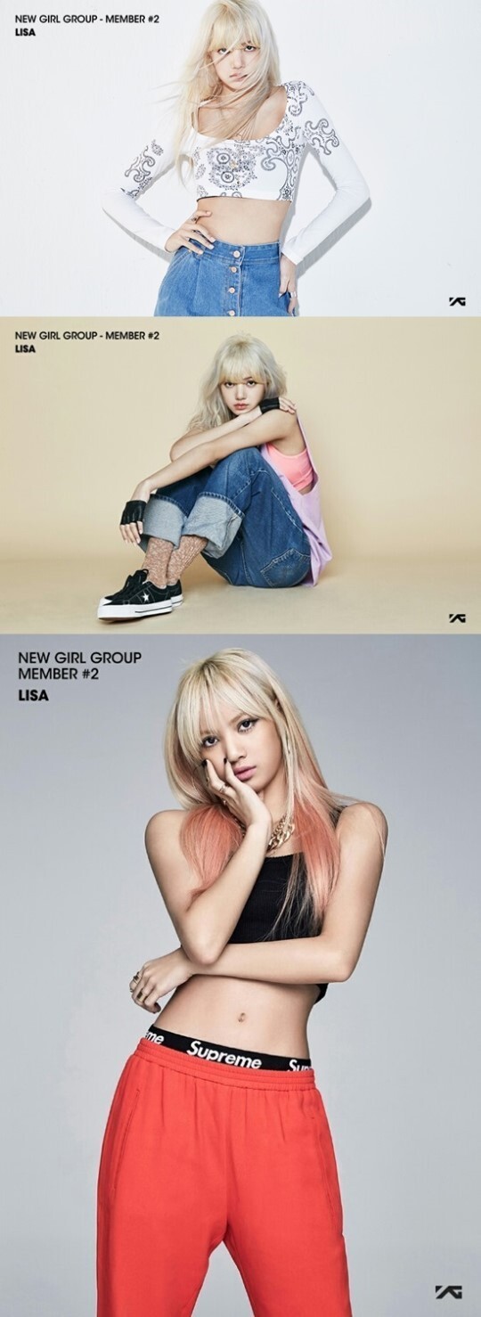 YG娱乐通过官方博客公开新女团第二位成员─Lisa的照片