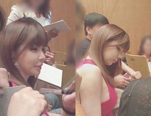 韩国女团2NE1成员朴春日前出现在某音乐会现场 韩国女团2NE1成员朴春日前出现在某音乐会现场