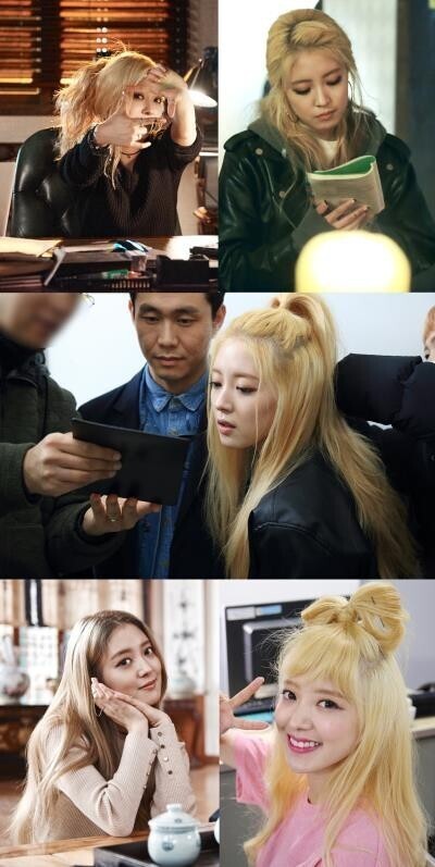 《吸血鬼侦探》曝光一组主演李世英的幕后花絮照