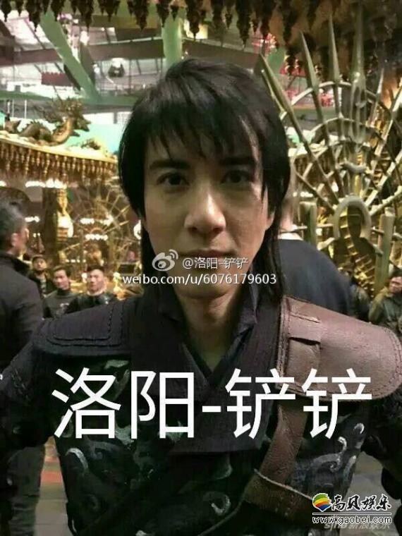 有网友在微博晒出电影《古剑奇谭之流月昭明》拍摄片场照