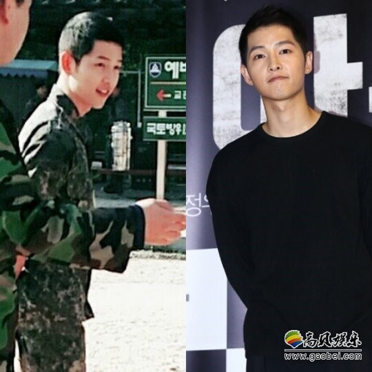 韩国网友在网络上曝光了宋仲基预备军训练的照片 韩国网友在网络上曝光了宋仲基预备军训练的照片
