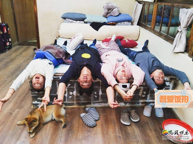 李冰冰在微博晒出自己与黄磊参加某节目的剧照