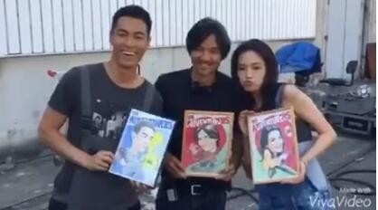 《侠盗联盟》杀青，舒淇还分享了片场花絮