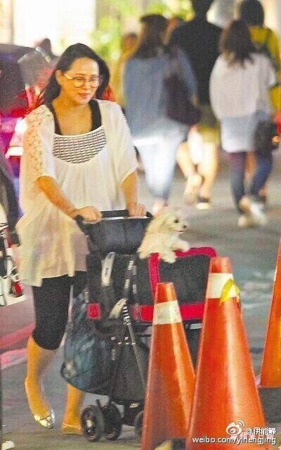 伊能静微博晒发福对比照调侃？