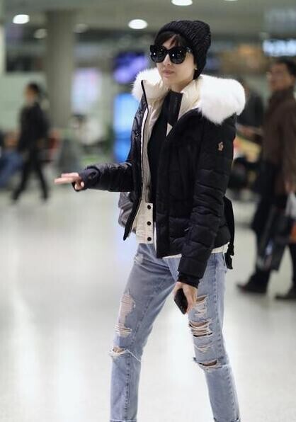 假小子古力娜扎现身机场？