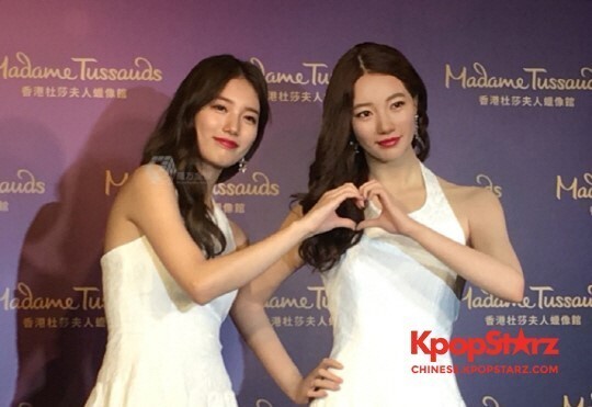 秀智见个人蜡像大呼太像了