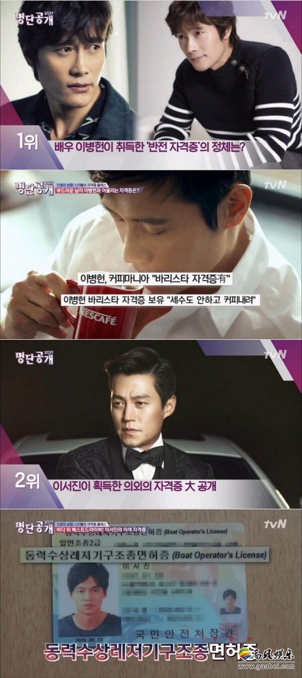 《名单》以“明星们的资格证”为主题播出了新一期节目内容