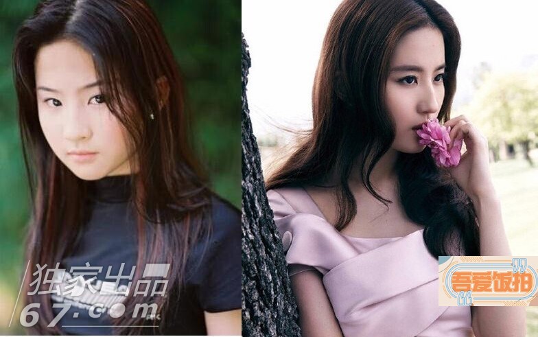 有网友于微博晒出刘亦菲出道前在影楼拍摄的艺术照 有网友于微博晒出刘亦菲出道前在影楼拍摄的艺术照