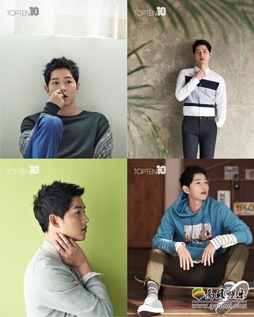 韩国演员宋仲基携手某服装品牌拍摄的春季写真公开