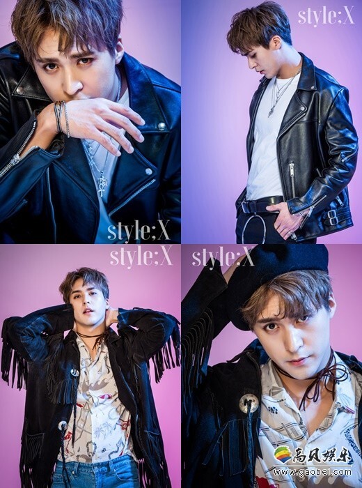 孙东云为某时尚杂志拍摄的最新画报14日公开