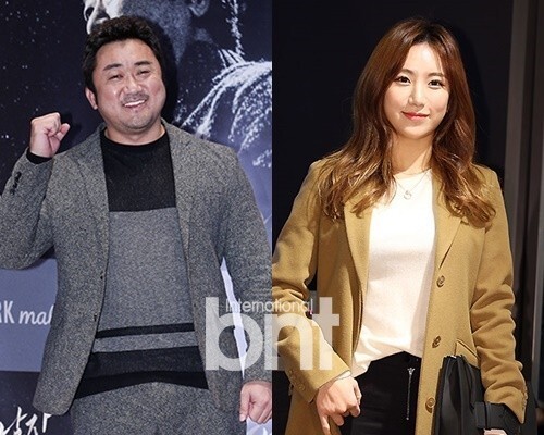 韩国演员艺正花将特别出演男友马东锡主演的电影《犯罪都市》