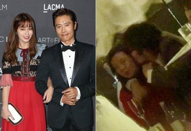 李秉宪与女性友人亲吻? 李秉宪与女性友人亲吻?