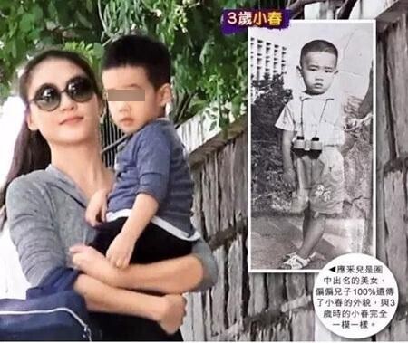 陈小春爱妻应采儿被目击带儿子现身某商场