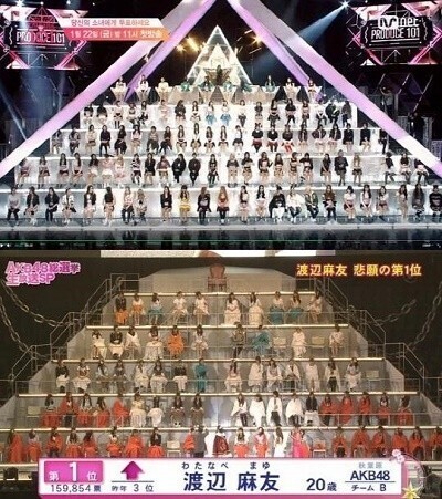 最近热议《Produce101》的"抄袭说"制作方做出了解释 最近热议《Produce101》的"抄袭说"制作方做出了解释