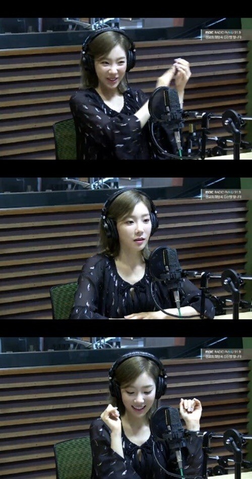 泰妍做客《金申英正午的希望曲》 再次谈及了欲担任电台DJ的想法
