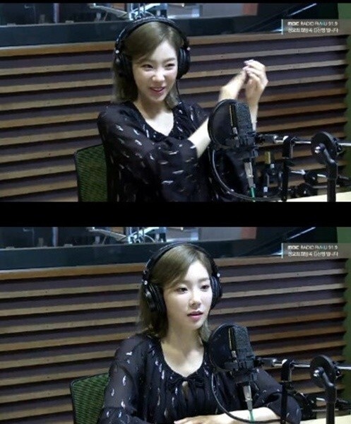 韩国女团少女时代成员泰妍做客MBC FM4U广播节目 韩国女团少女时代成员泰妍做客MBC FM4U广播节目