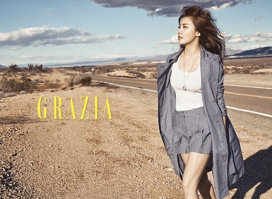 时尚杂志《GRAZIA》方面发布了一组演员河智苑拍摄的3月刊写真 时尚杂志《GRAZIA》方面发布了一组演员河智苑拍摄的3月刊写真